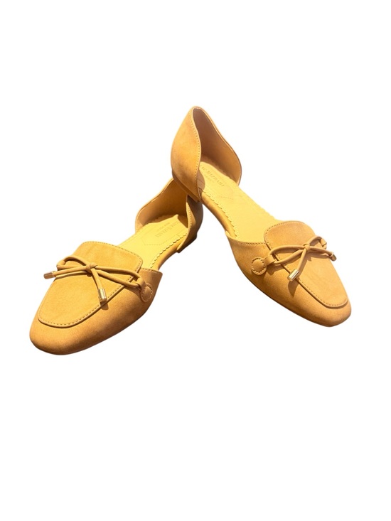 Isaac Mizrahi Shoes - Isaac Mizrahi Tan D'Orsay Loafers with Bow Accent Size 7.5